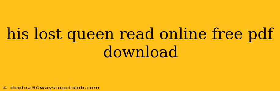 his lost queen read online free pdf download